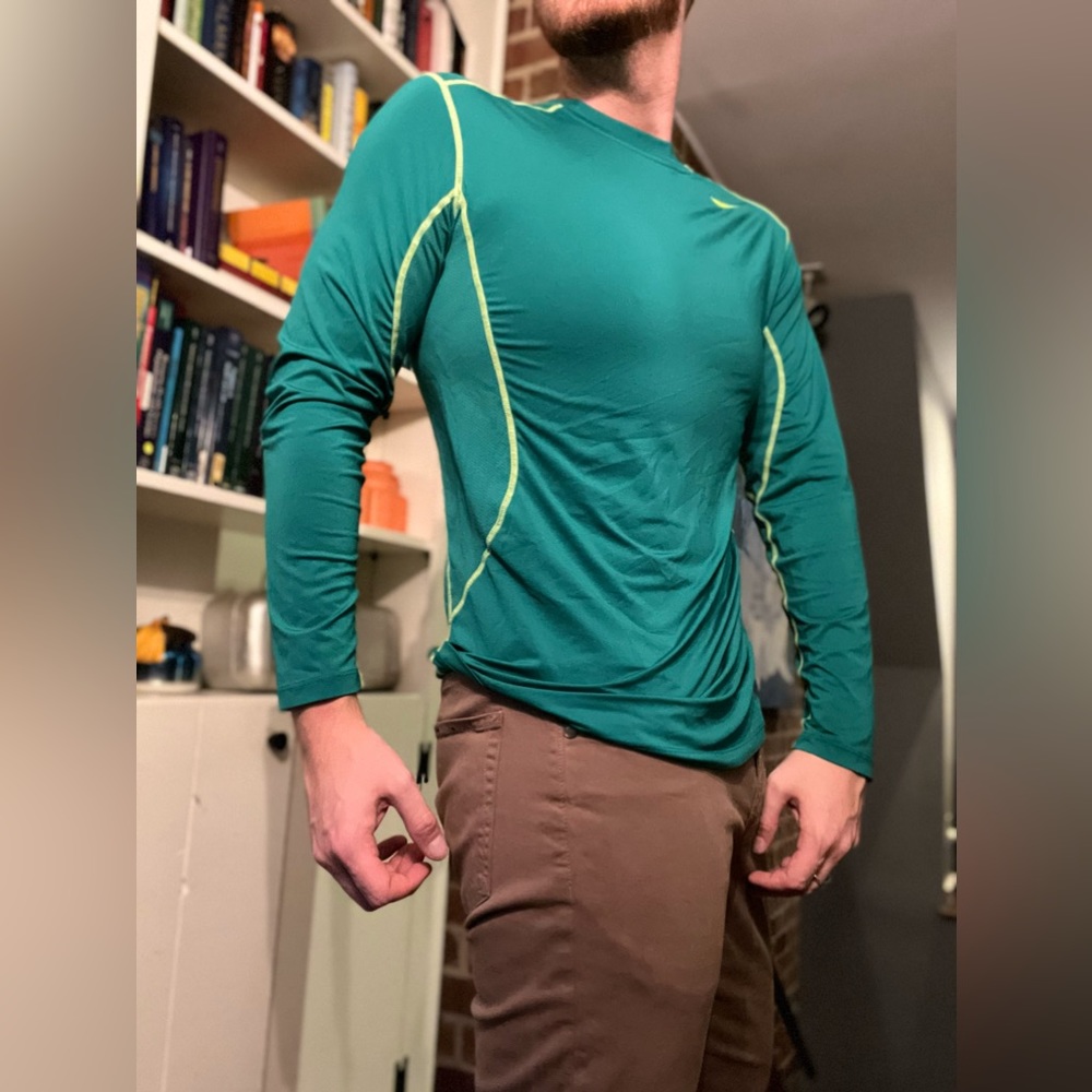 Nike Pro Combat Dri-Fit Fitted Long Sleeve Performance Work-Out Shirt